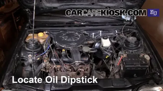 1996 Ford Fiesta Magic 1.3L 4 Cyl. Aceite Controlar nivel de aceite